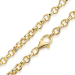 Erbskette-gelbgold-Karabiner