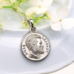Kette-Silber-Portrait-Muenze-Andenken-Lennart